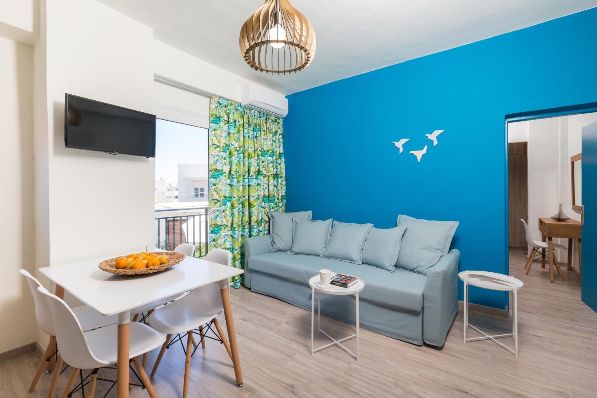 Anemi Blue Apt, Suitable Up To 4, Near The Beach! Rethymno Exterior foto